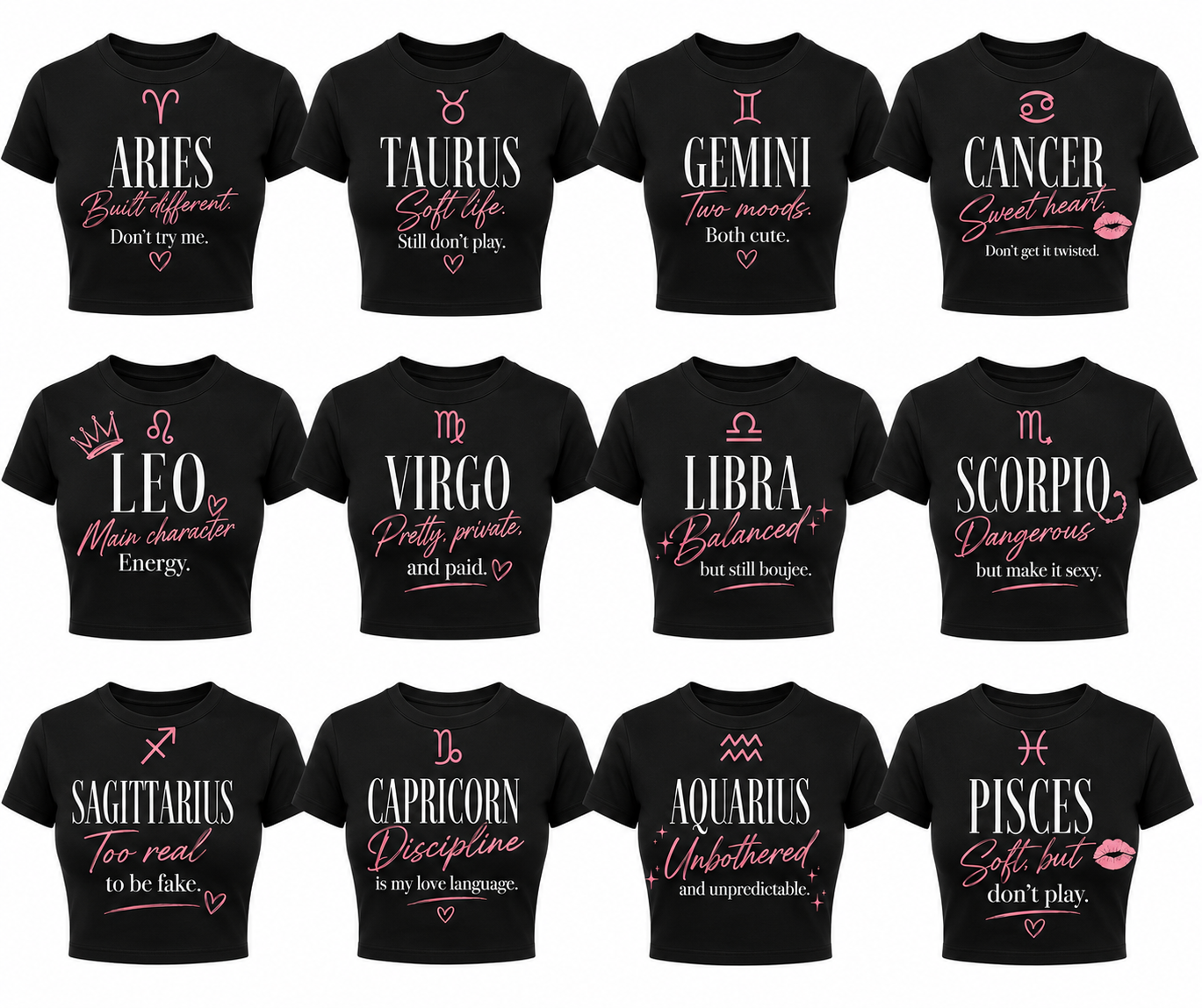 Zodiac Sign Graphic tee