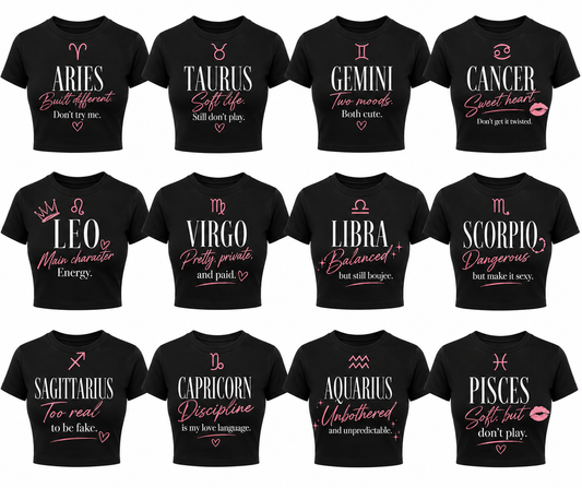 Zodiac Sign Graphic tee