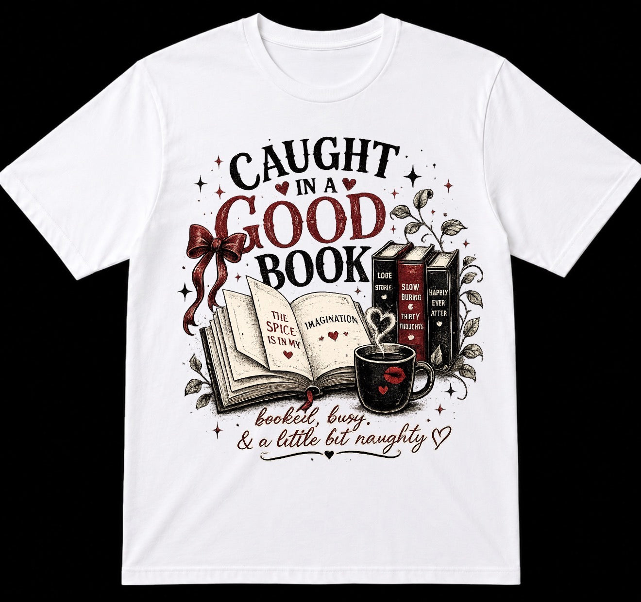 Book Lovers 100% cotton Custom Graphic Tees