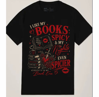 Book Lovers 100% cotton Custom Graphic Tees
